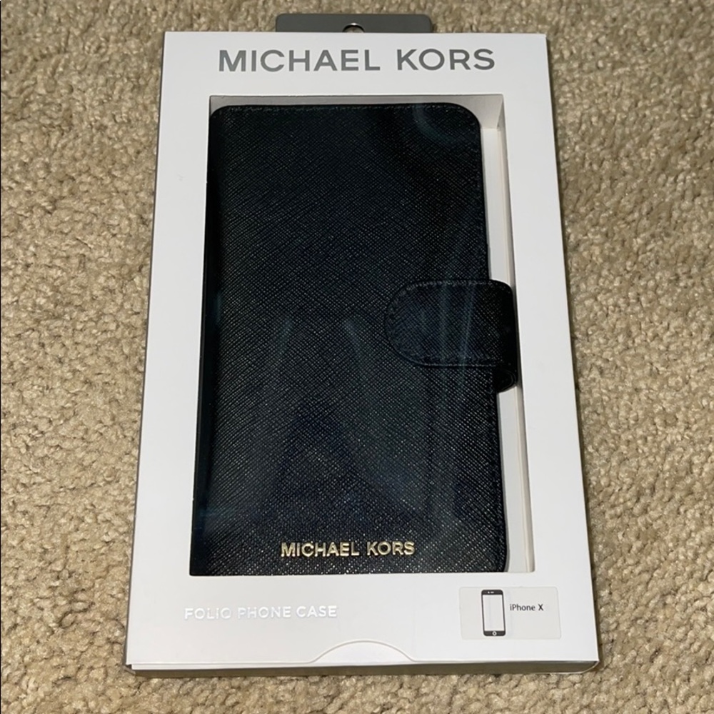 Michael Kors iPhone X folio wallet case
